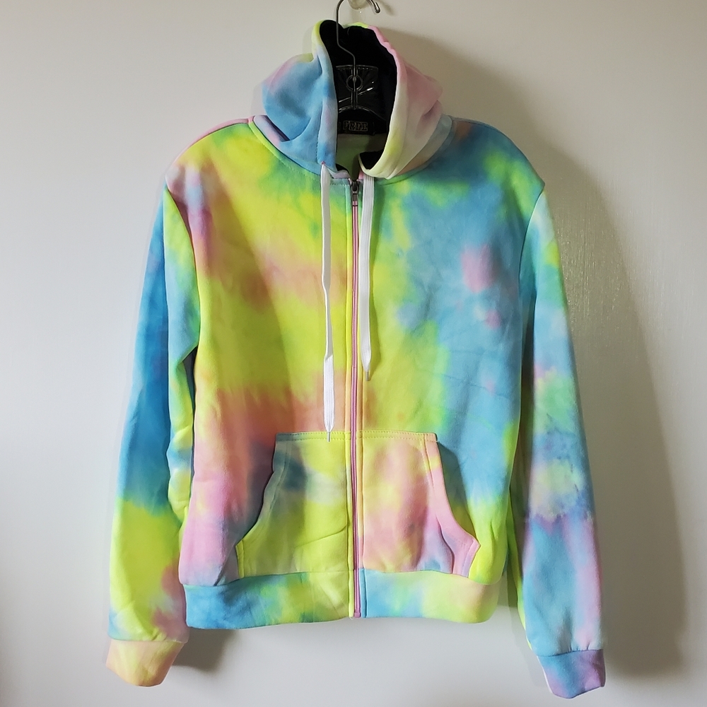 Pink Tie Dye Sweat Suit NWOT - Picture 2 of 6